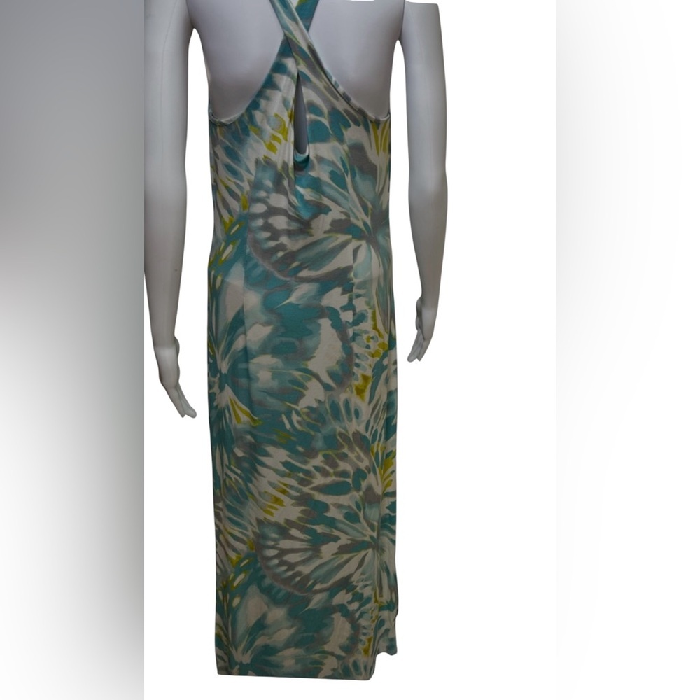 Tommy Bahama Women’s Teal Floral Maxi Dress size medium NWT - Picture 9 of 9